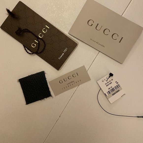 Gucci Swing Tote - Black Pebble Leather - Medium - Picture 3 of 6